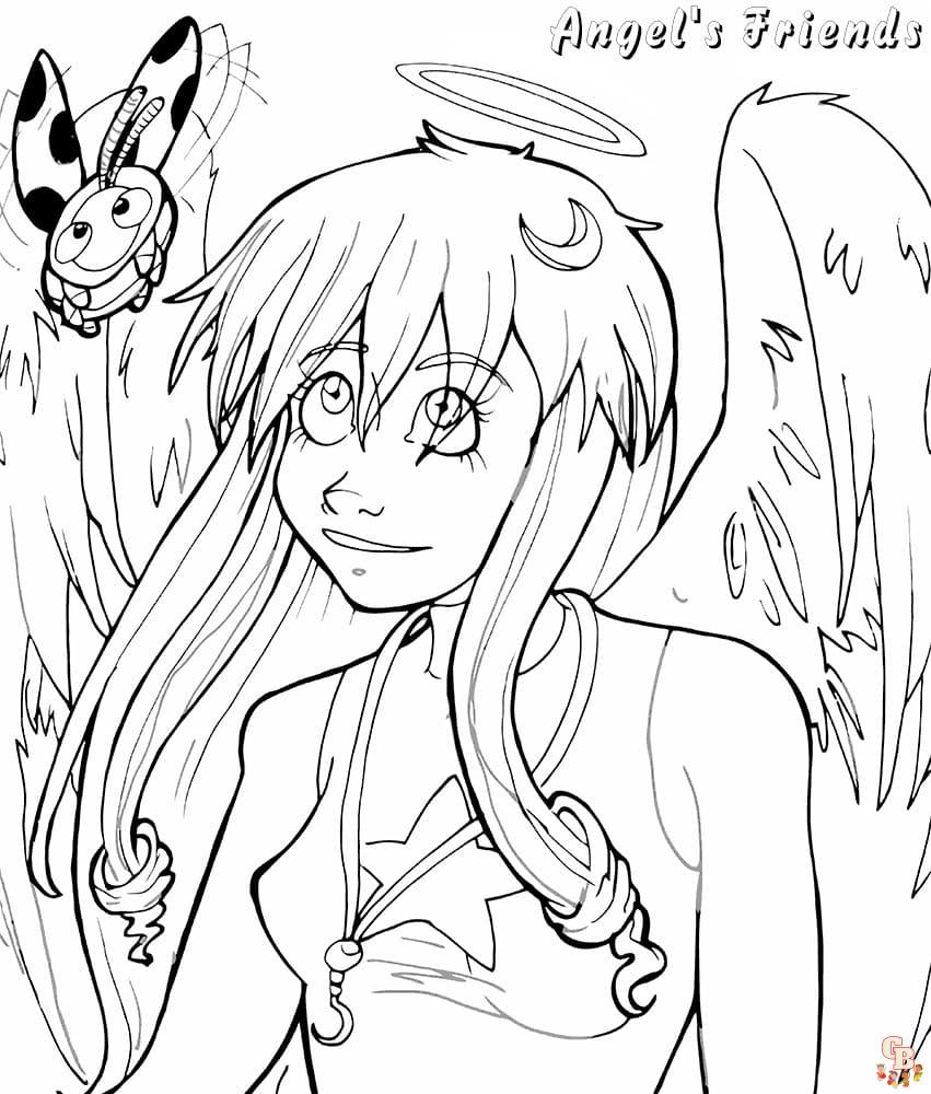 coloriage Angels Friends