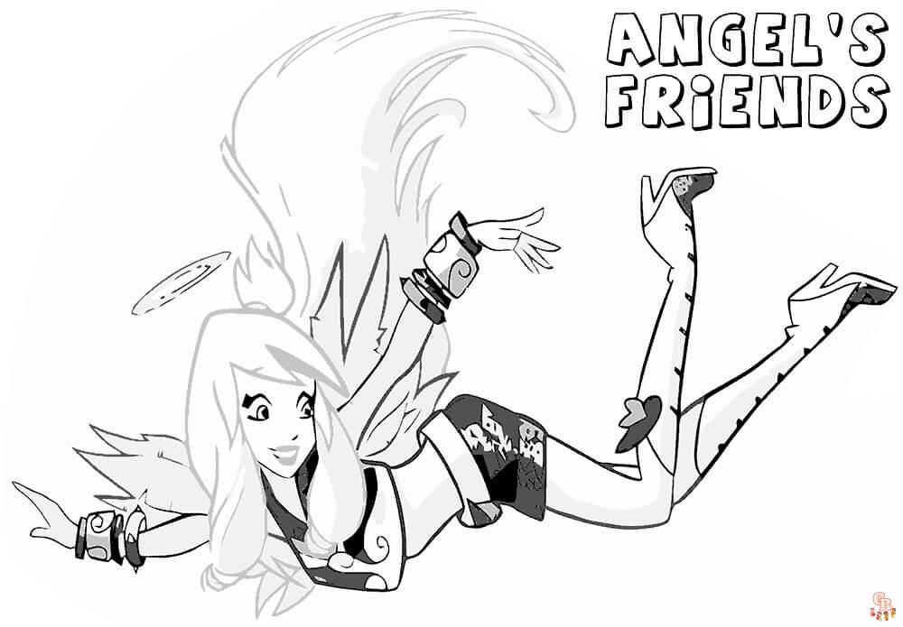 coloriage Angels Friends