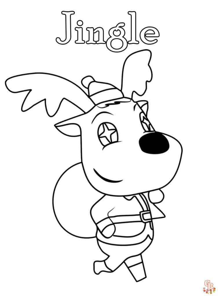 coloriage animal crossing