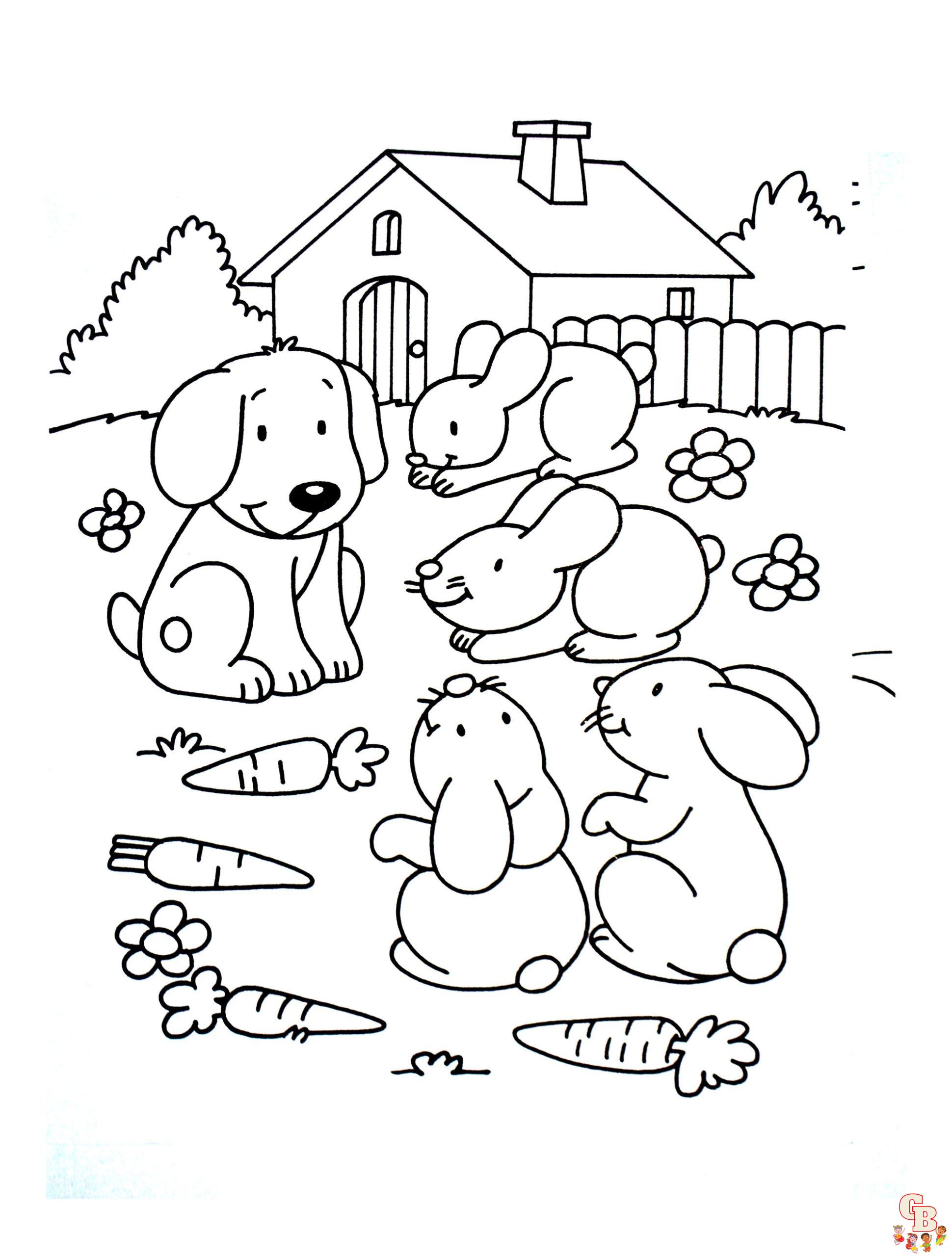 coloriage animaux de la ferme