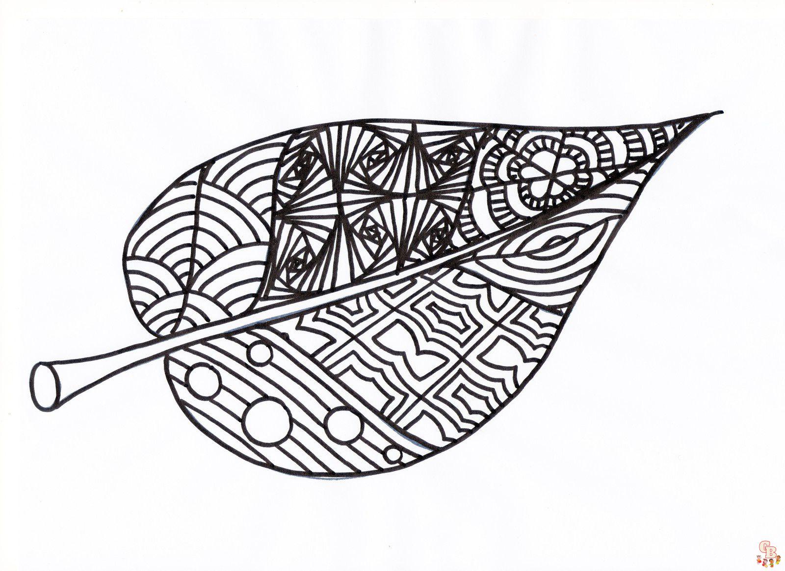 coloriage automne simple