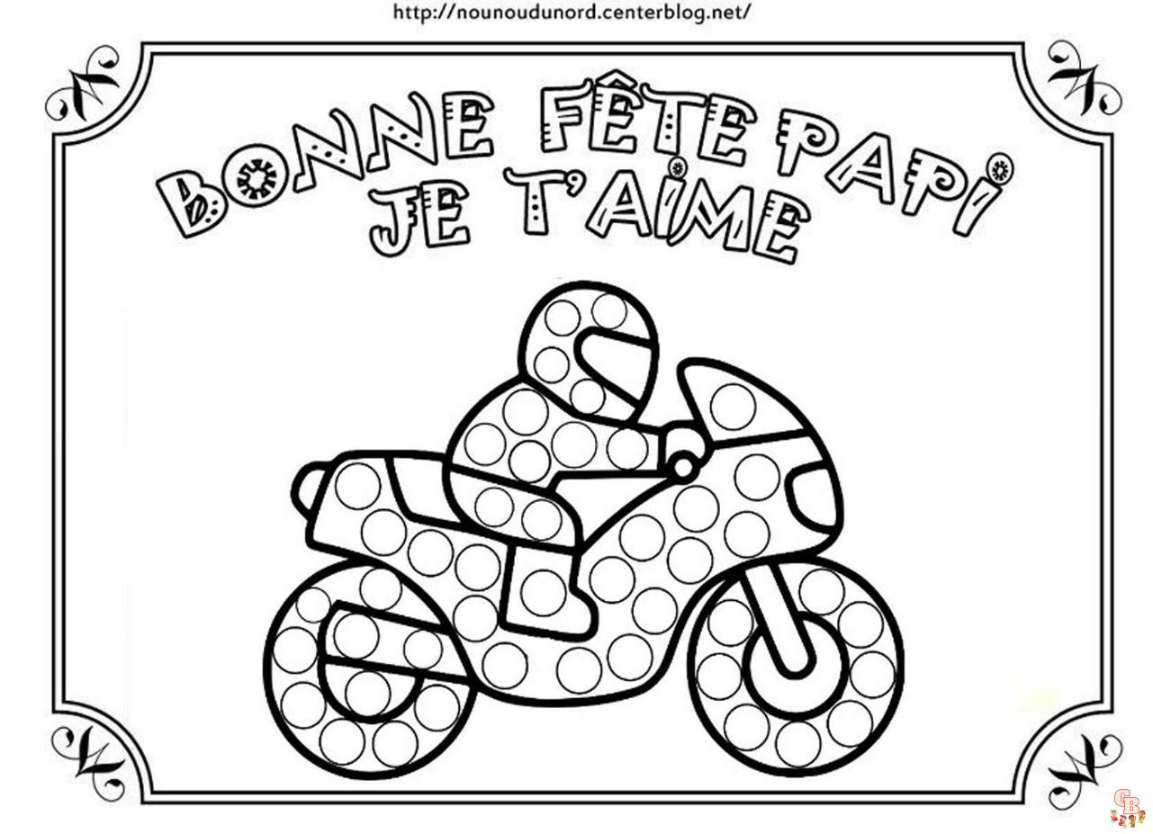 coloriage bonne fete papy