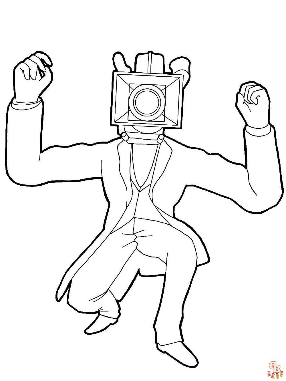 coloriage cameraman