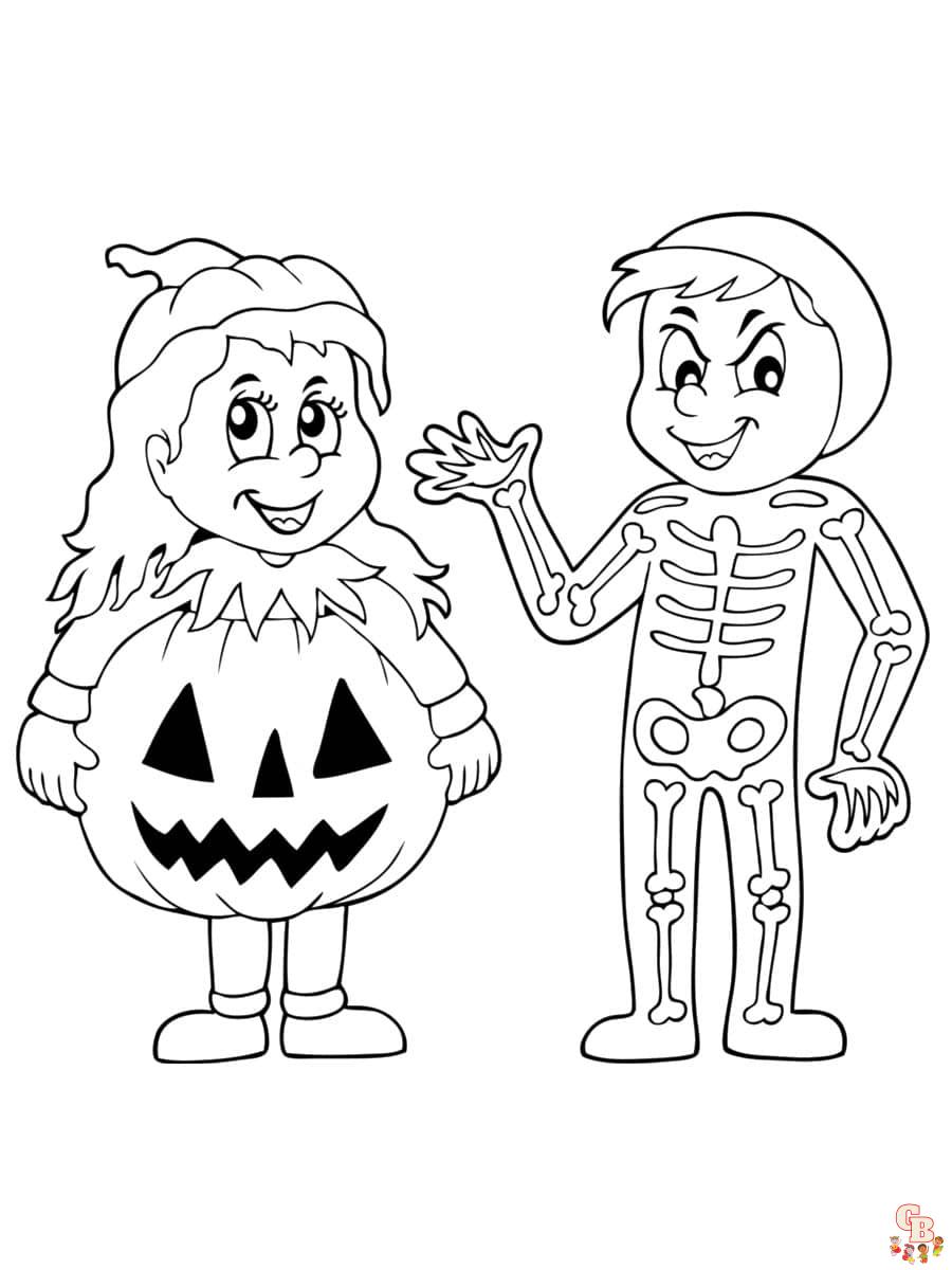 coloriage halloween disney