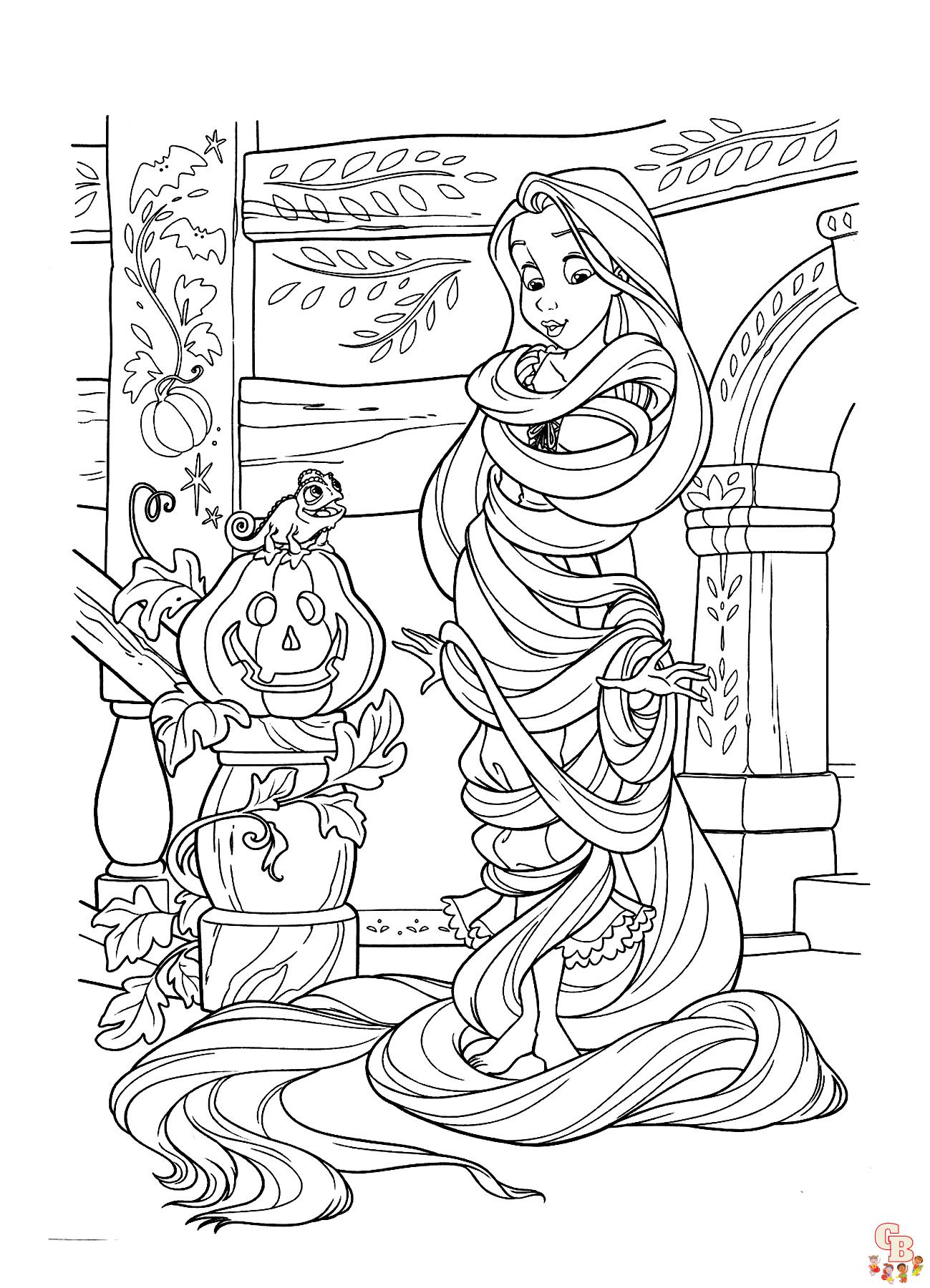 coloriage halloween disney