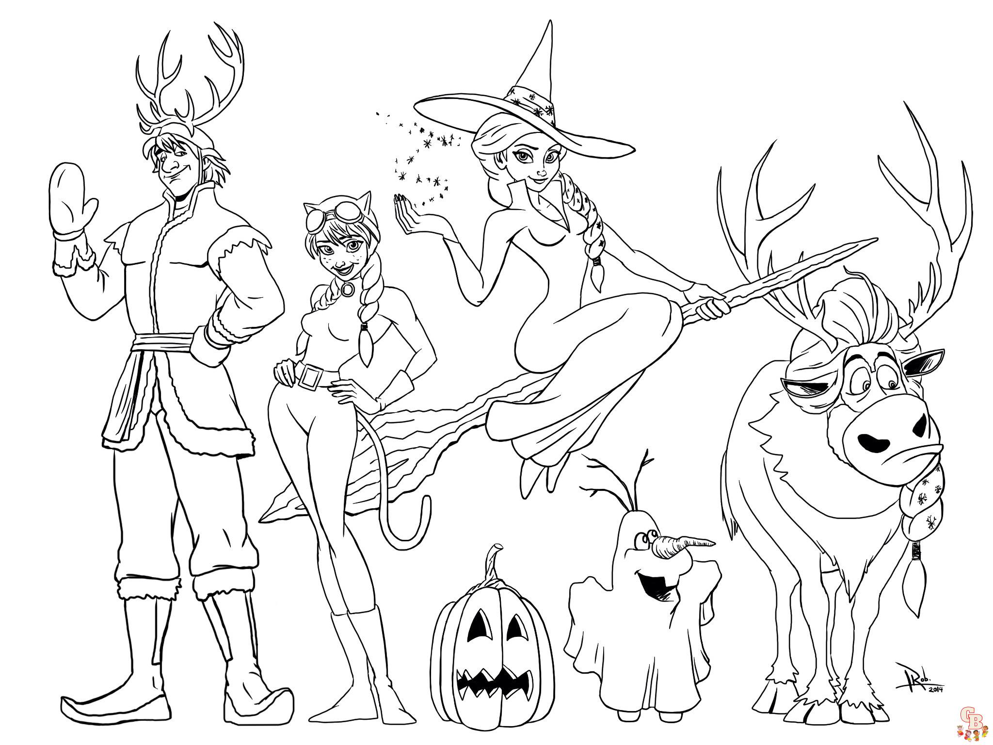 coloriage halloween disney