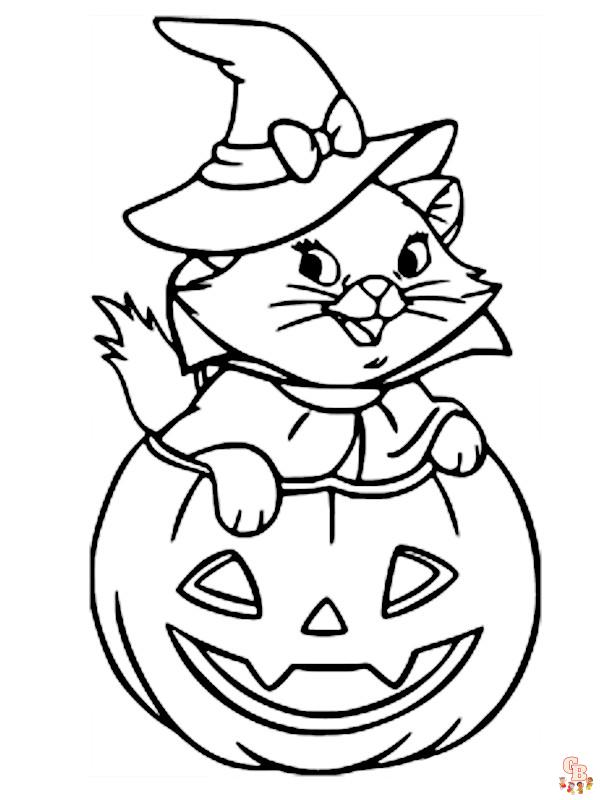 coloriage halloween disney