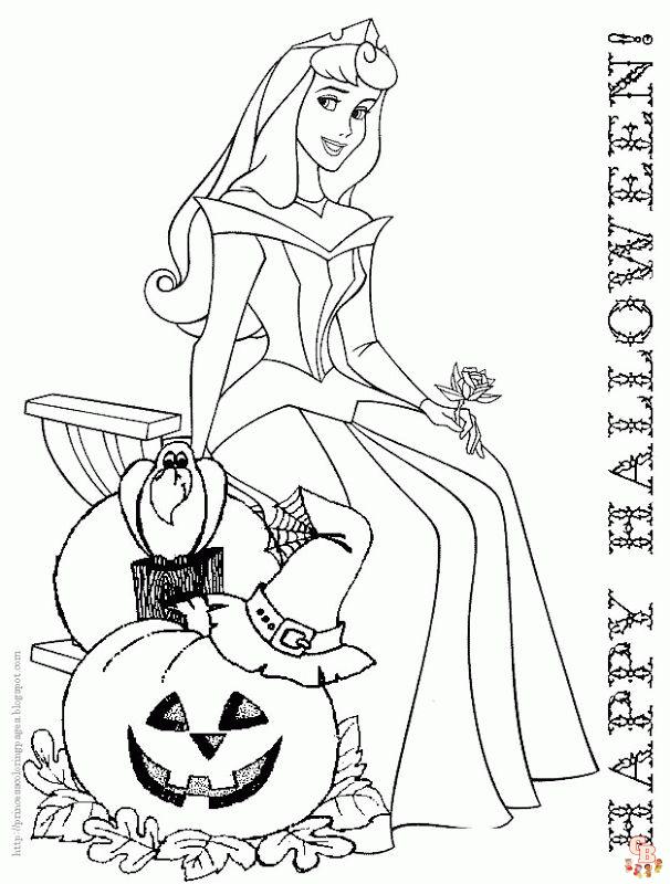 coloriage halloween disney