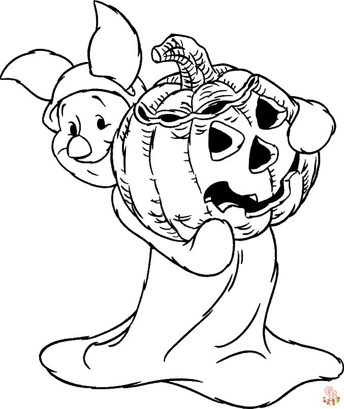 coloriage halloween disney