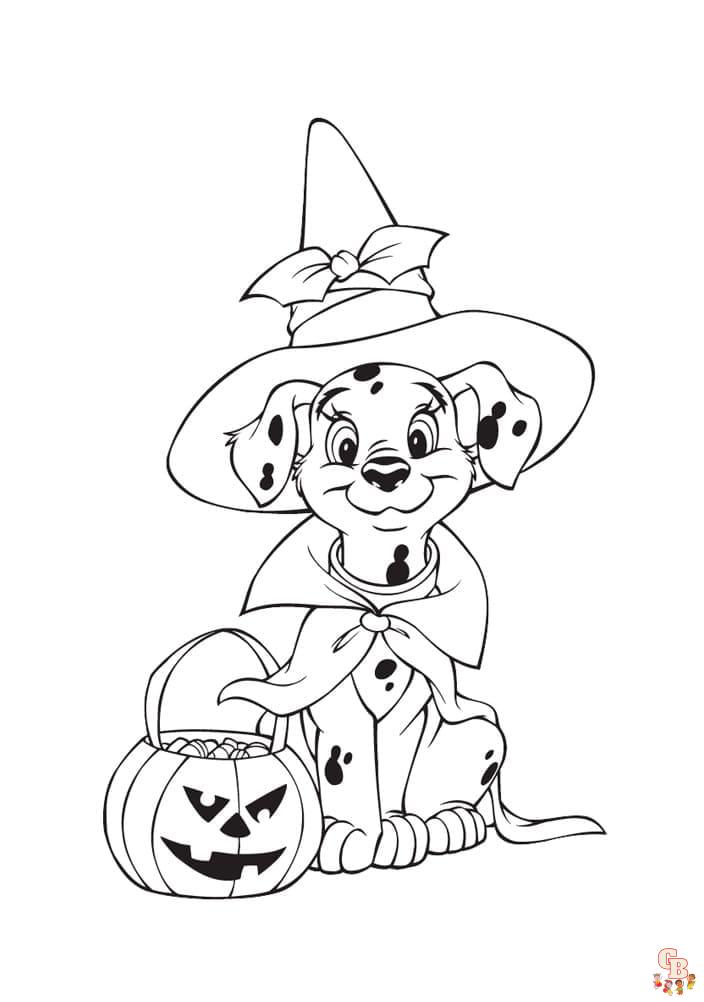 coloriage halloween disney