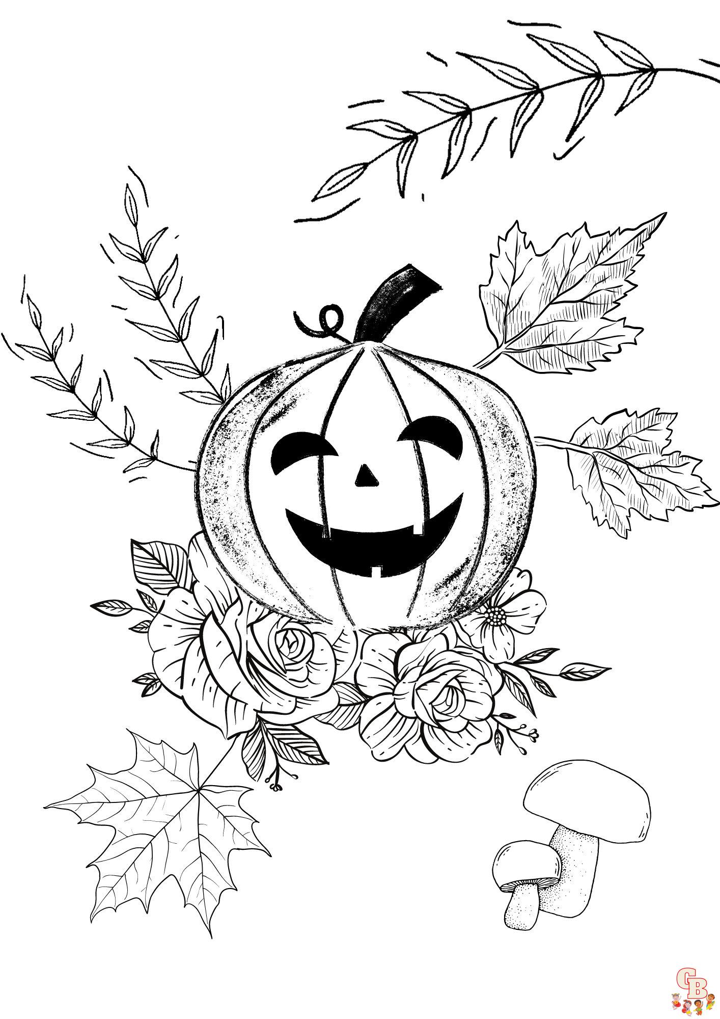 coloriage halloween simple