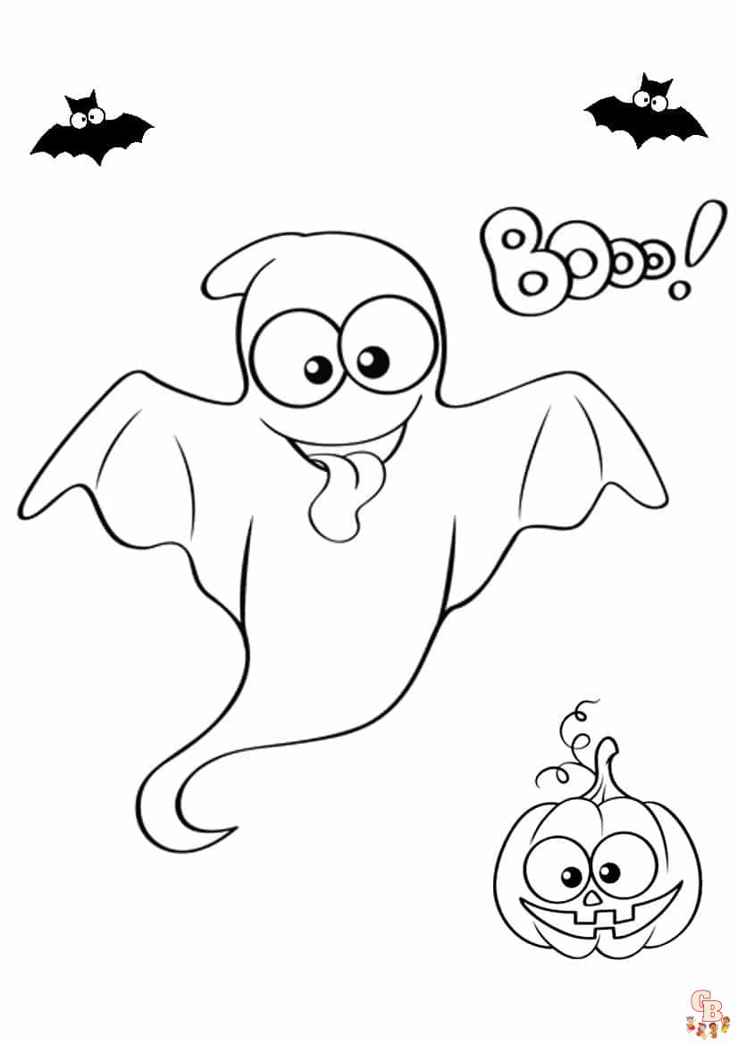 coloriage halloween simple