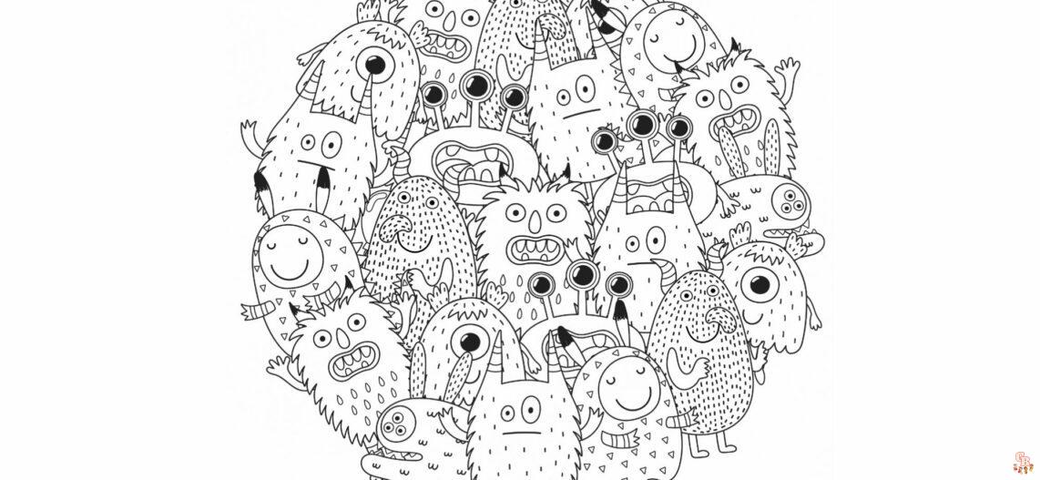 coloriage monstre