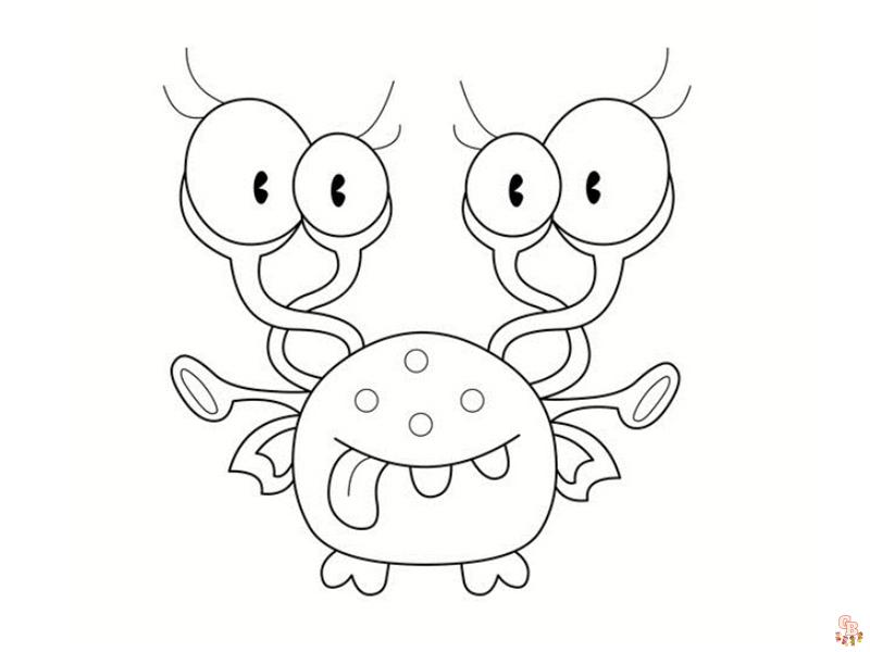 coloriage monstre