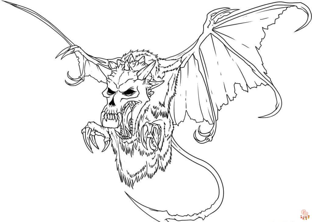 coloriage monstre