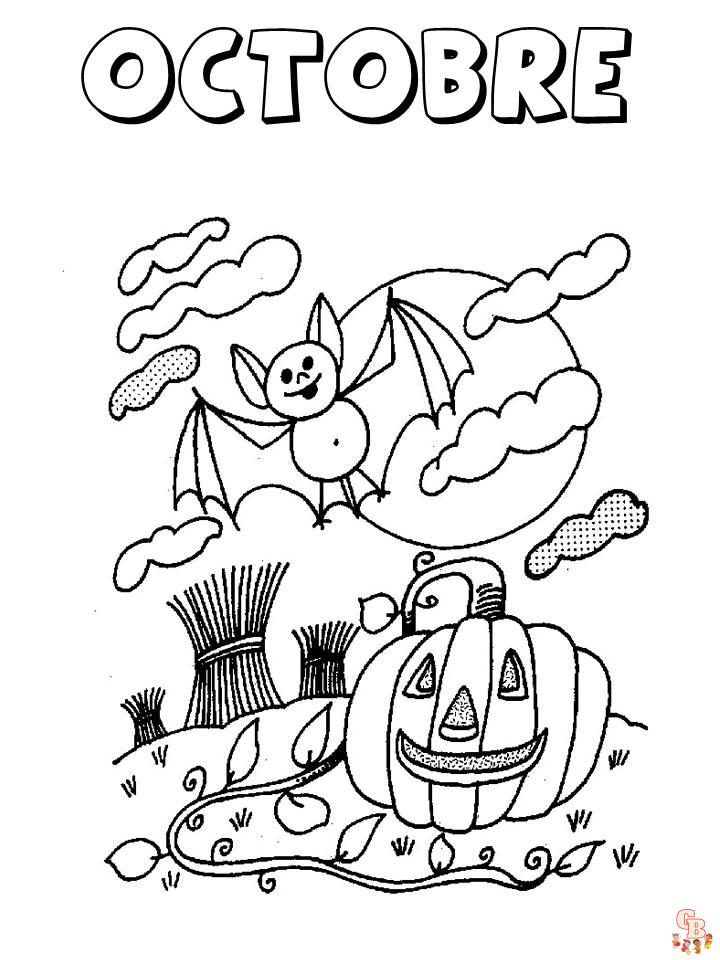 coloriage octobre maternelle