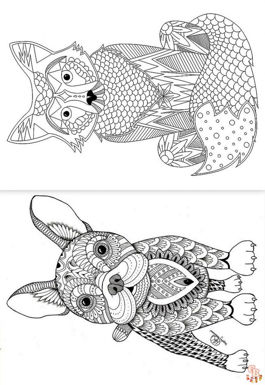 Coloriage Adulte Animaux