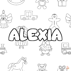 Coloriage Alexia