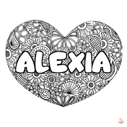 Coloriage Alexia