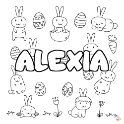 Coloriage Alexia