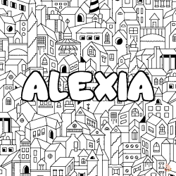 Coloriage Alexia