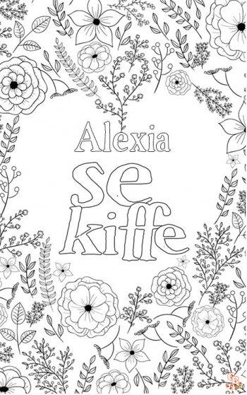 Coloriage Alexia