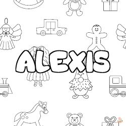 Coloriage Alexis