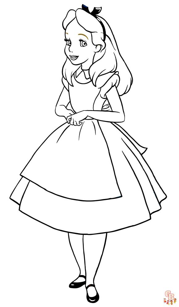 Coloriage Alice