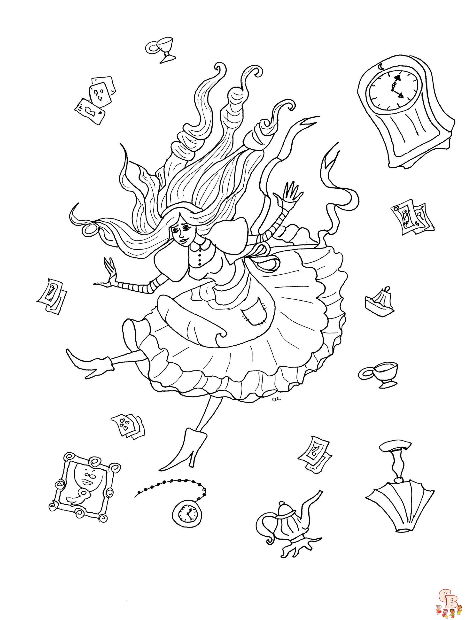 Coloriage Alice