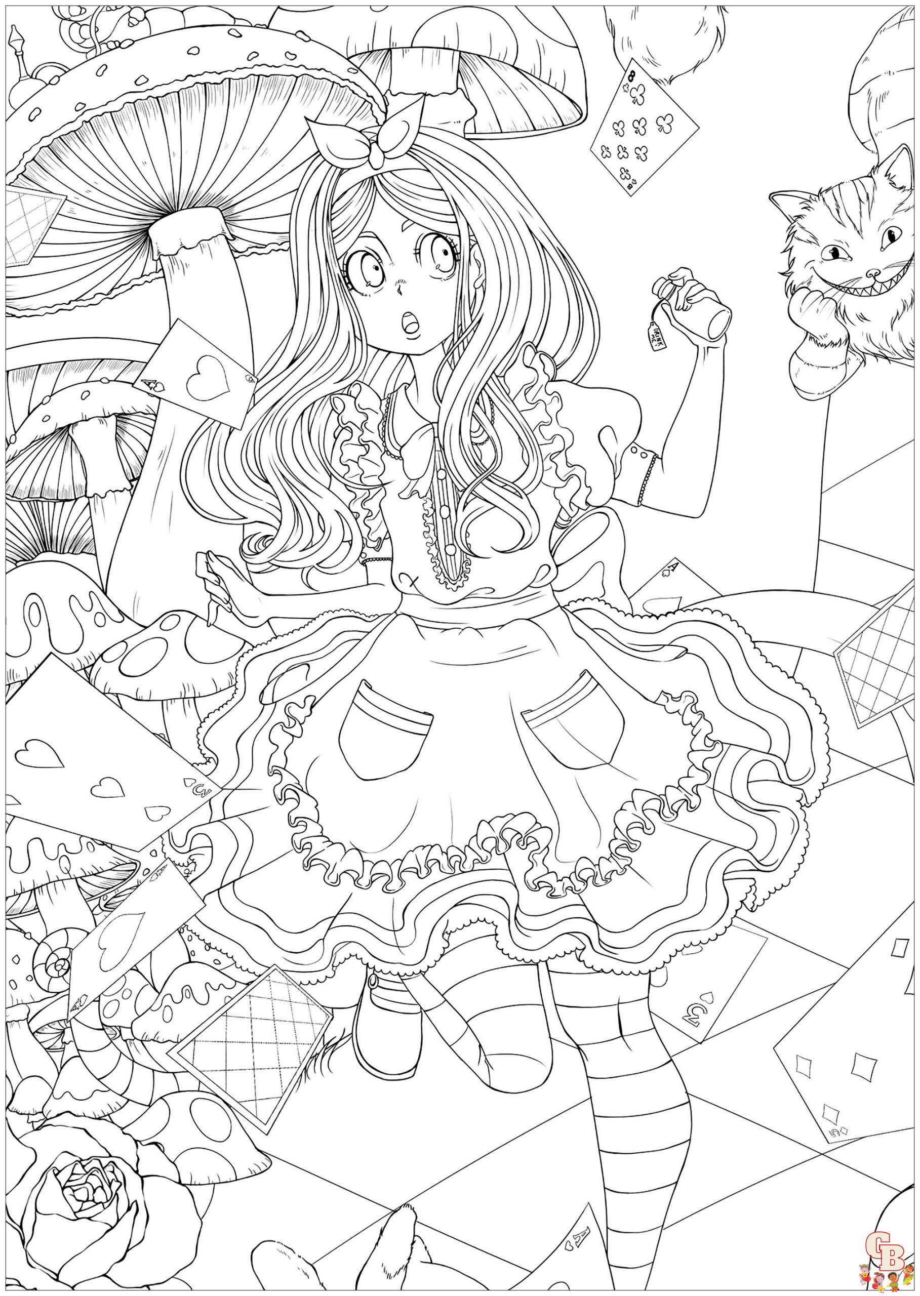 Coloriage Alice