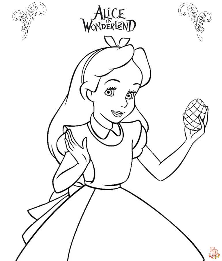 Coloriage Alice