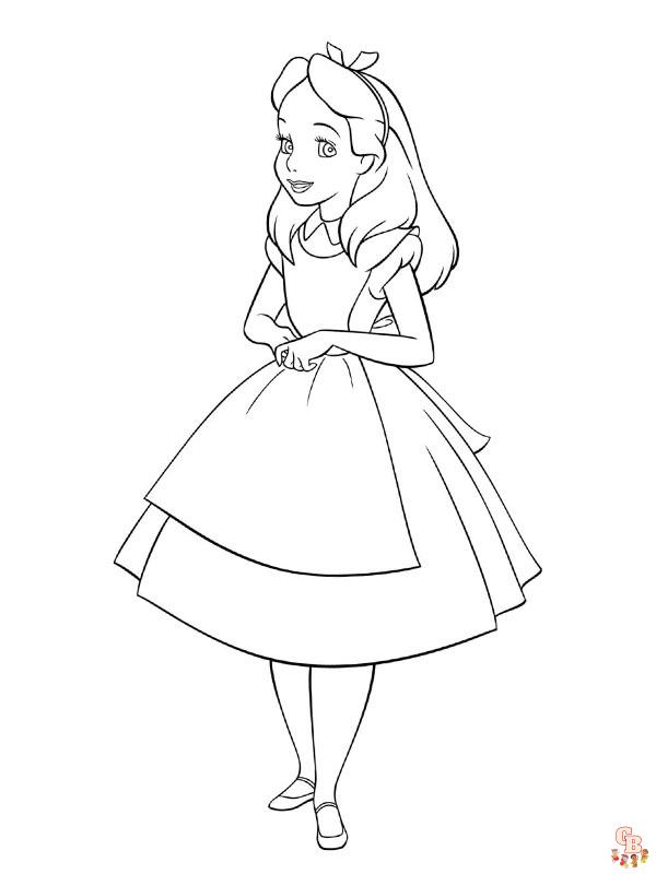 Coloriage Alice