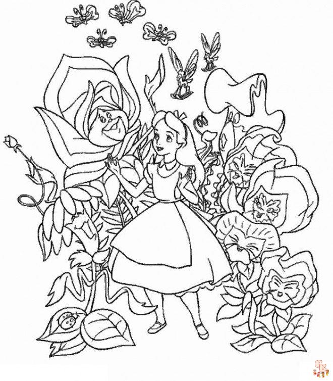 Coloriage Alice