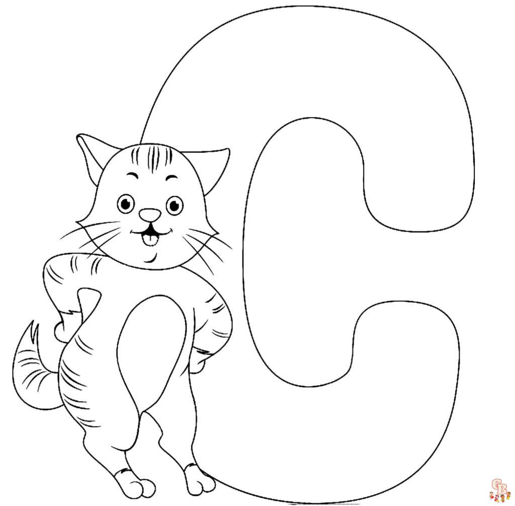 Coloriage Alphabet Des Animaux