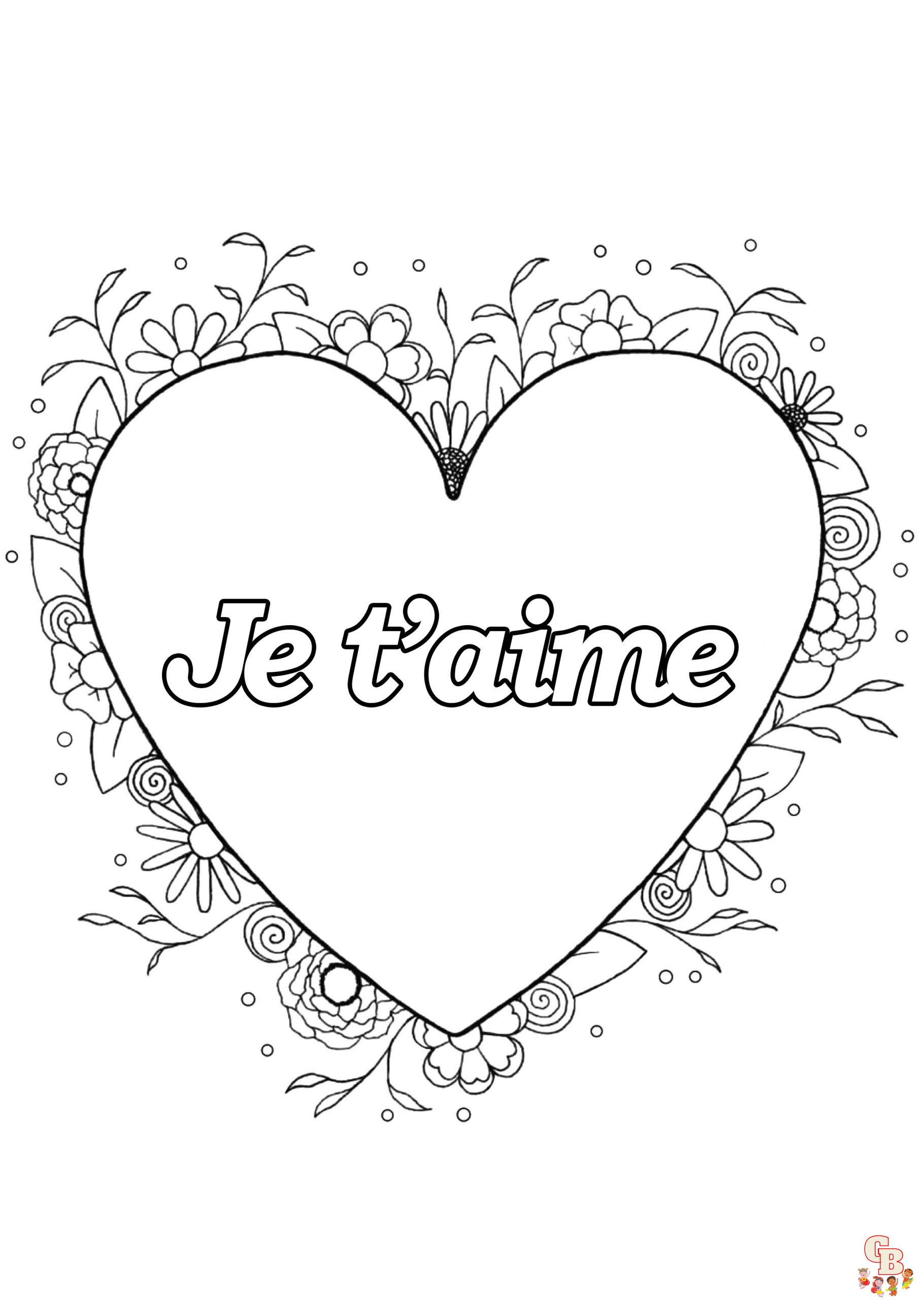 Coloriage Amour Coeur