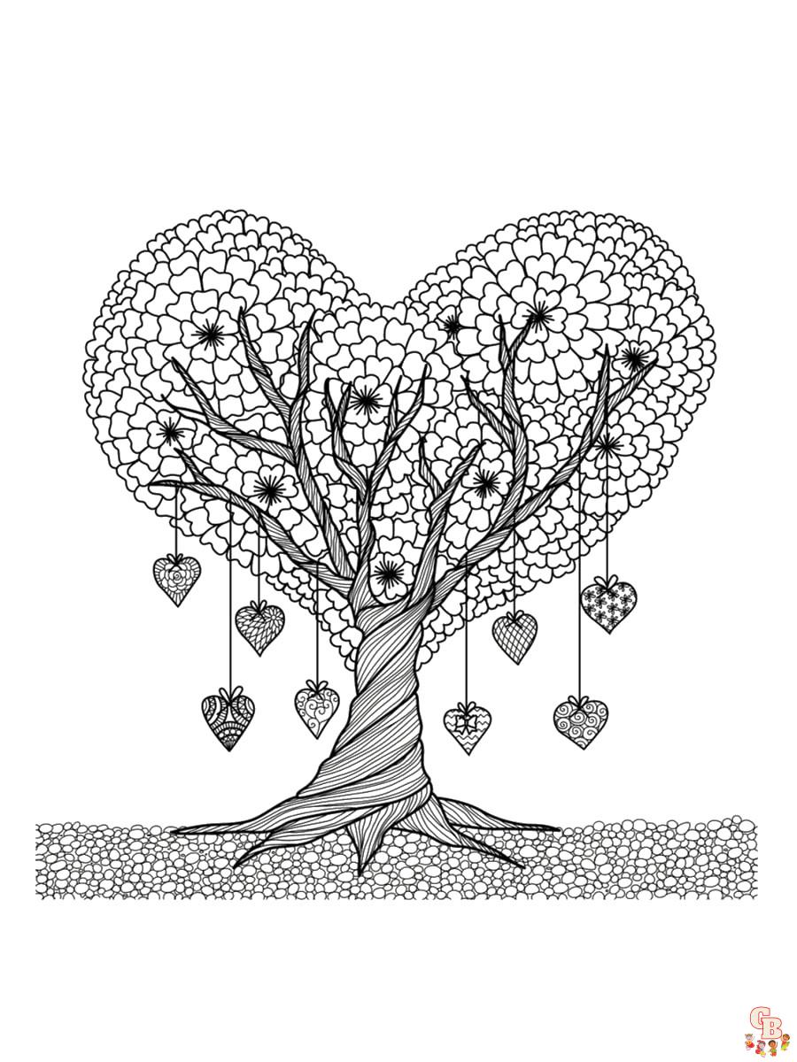 Coloriage Amour Coeur