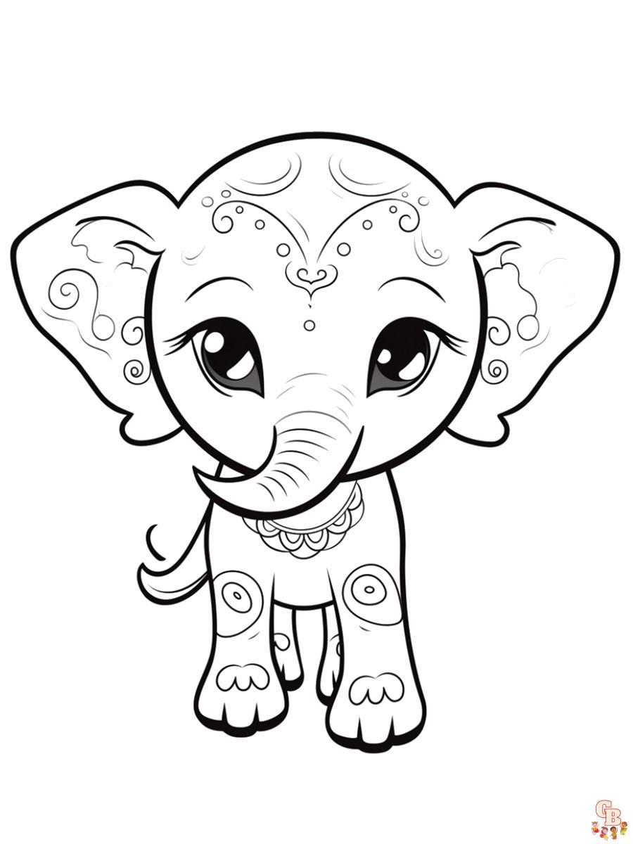 Coloriage Animaux Mignon