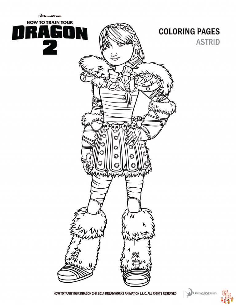 Coloriage Astrid