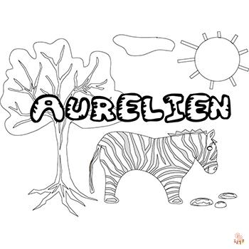 Coloriage Aurelien