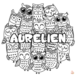 Coloriage Aurelien