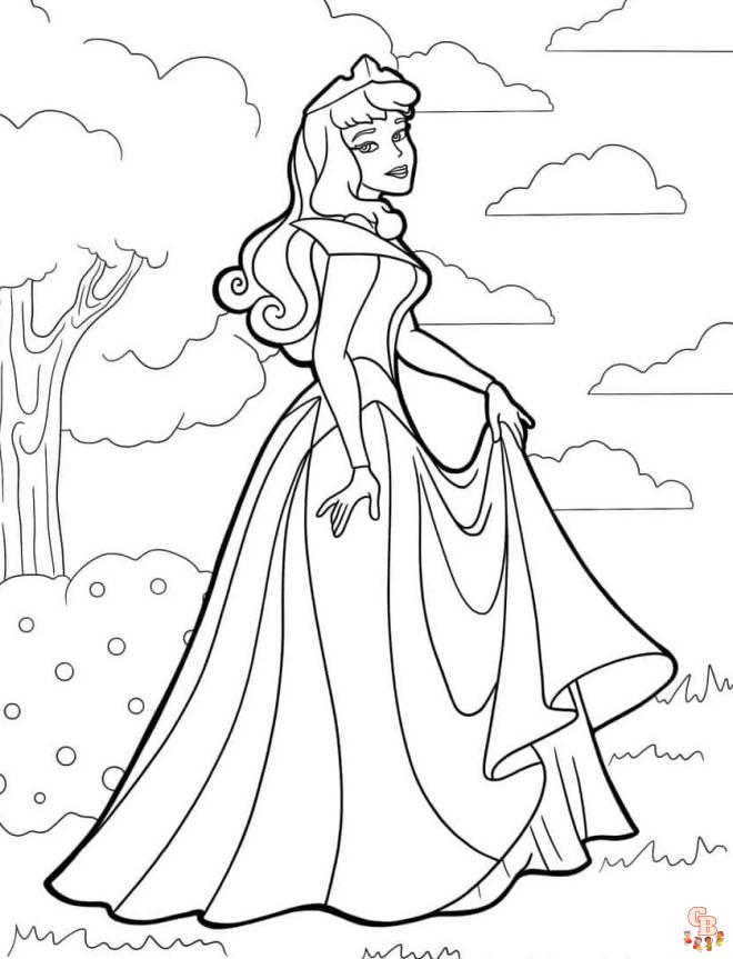 Coloriage Aurore