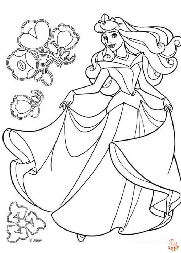 Coloriage Aurore