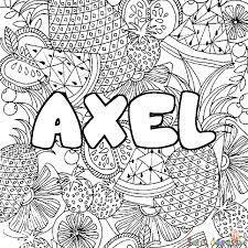 Coloriage Axel