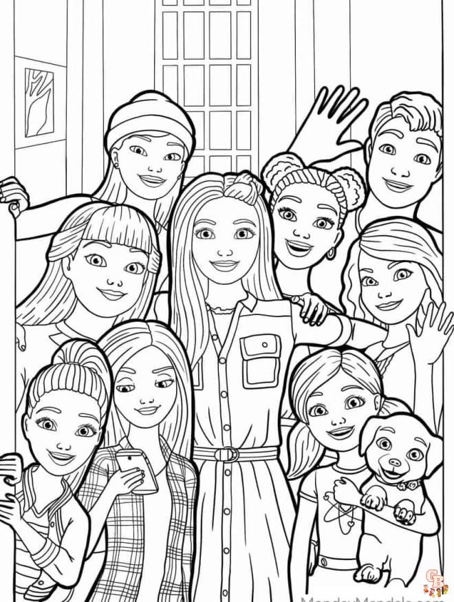 Coloriage Barbie Dreamhouse