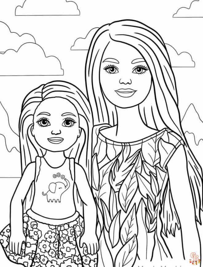 Coloriage Barbie Dreamhouse