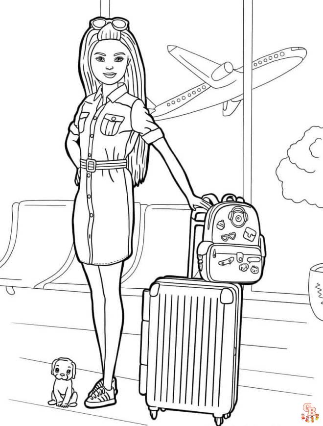 Coloriage Barbie Dreamhouse