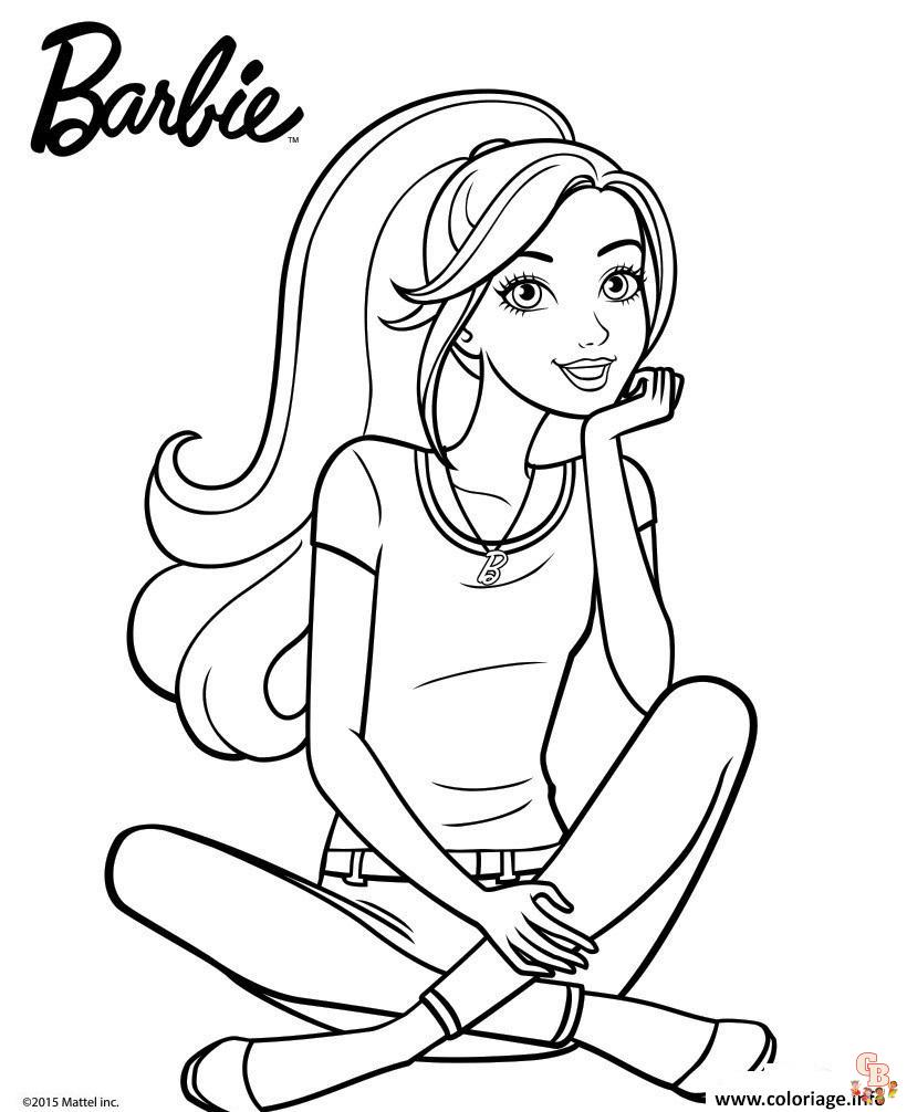 Coloriage Barbie Dreamhouse