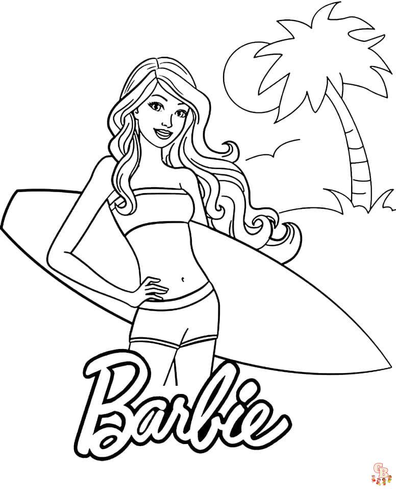 Coloriage Barbie Dreamhouse