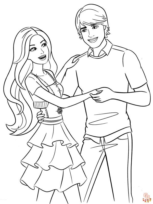 Coloriage Barbie Dreamhouse