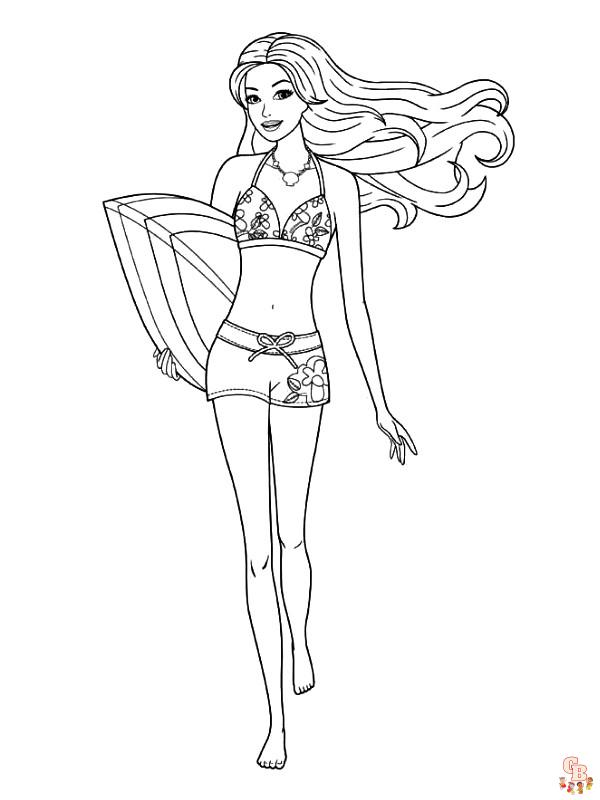 Coloriage Barbie Dreamhouse